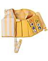 Swim Essentials Giacca Salvagente - Yellow Flower Market - Righe - Bianco e Giallo Giochi da Spiaggia