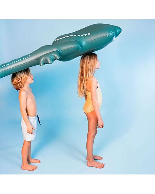 Swim Essentials Materassino Gonfiabile - Coccodrillo - 177x67x19 cm - 6+ anni Giochi da Spiaggia