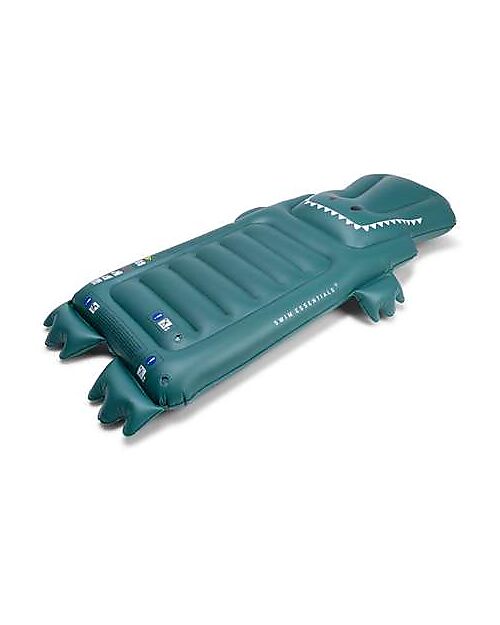 Swim Essentials Materassino Gonfiabile - Coccodrillo - 177x67x19 cm - 6+ anni Giochi da Spiaggia