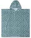 Swim Essentials Poncho da Spiaggia - Leopardato - Verde - Dimensioni 65x65 - 100% Cotone Accappatoi e Asciugamani