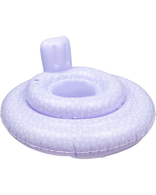 Swim Essentials Salvagente Gonfiabile - Leopardato - Lilla - Adatto da 0 a 1 Anni - PVC Giochi da Spiaggia