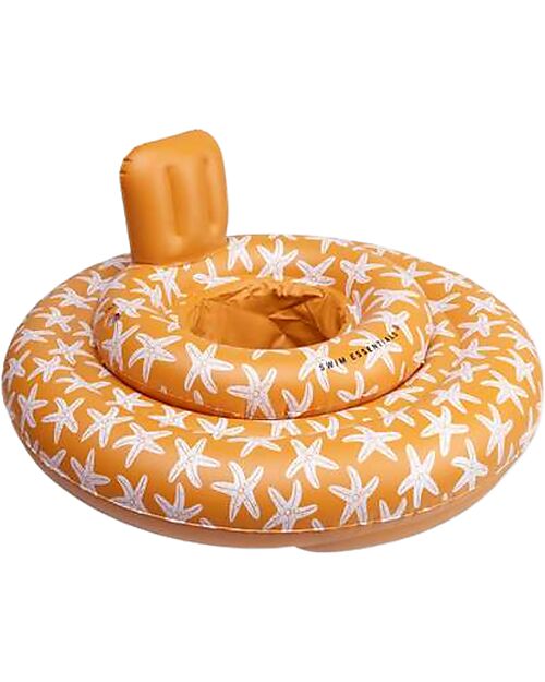 Swim Essentials Salvagente Gonfiabile - Stelle Marine - Arancione - Adatto da 0 a 1 Anni - PVC Giochi da Spiaggia