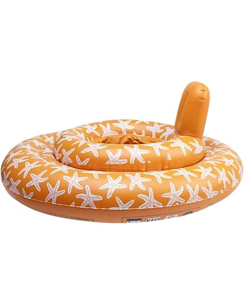 Swim Essentials Salvagente Gonfiabile - Stelle Marine - Arancione - Adatto da 0 a 1 Anni - PVC Giochi da Spiaggia