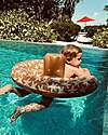 Swim Essentials Salvagente Gonfiabile - Stelle Marine - Arancione - Adatto da 0 a 1 Anni - PVC Giochi da Spiaggia