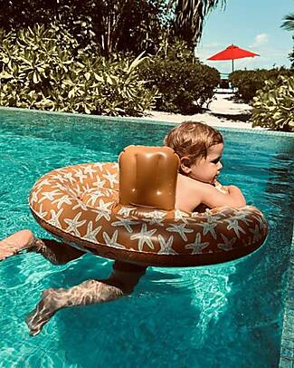 Swim Essentials Salvagente Gonfiabile - Stelle Marine - Arancione - Adatto da 0 a 1 Anni - PVC Giochi da Spiaggia