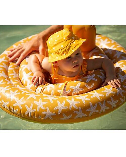 Swim Essentials Salvagente Gonfiabile - Stelle Marine - Arancione - Adatto da 0 a 1 Anni - PVC Giochi da Spiaggia