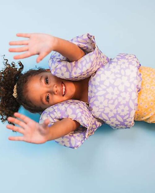 Swim Essentials Salvagente per Bambini - Floreale - Viola - Adatto da 2 a 6 Anni Giochi da Spiaggia