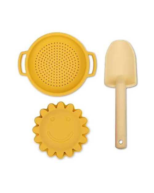 Swim Essentials Set 4 Giochi da Spiaggia - Sole - Giallo - Silicone - 18m+ Giochi da Spiaggia