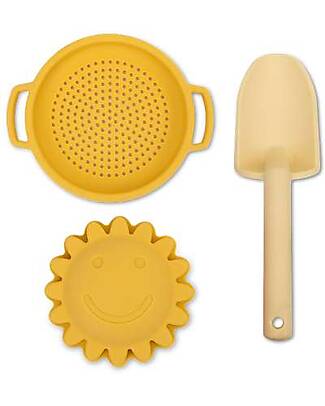 Swim Essentials Set 4 Giochi da Spiaggia - Sole - Giallo - Silicone - 18m+ Giochi da Spiaggia