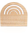 Ted & Tone Kit Creativo Legno e Ricamo Arcobaleno Kit Fai Da Te