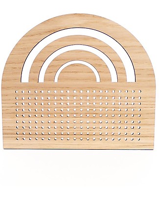 Ted & Tone Kit Creativo Legno e Ricamo Arcobaleno Kit Fai Da Te
