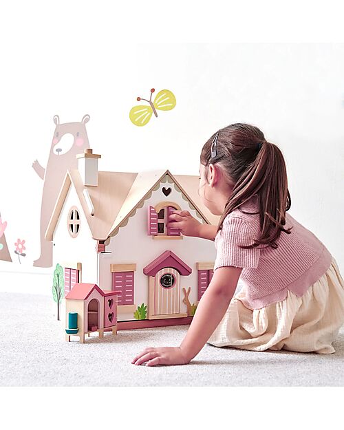 Tender Leaf Casa delle Bambole in Legno - Gioco Sostenibile Case delle Bambole