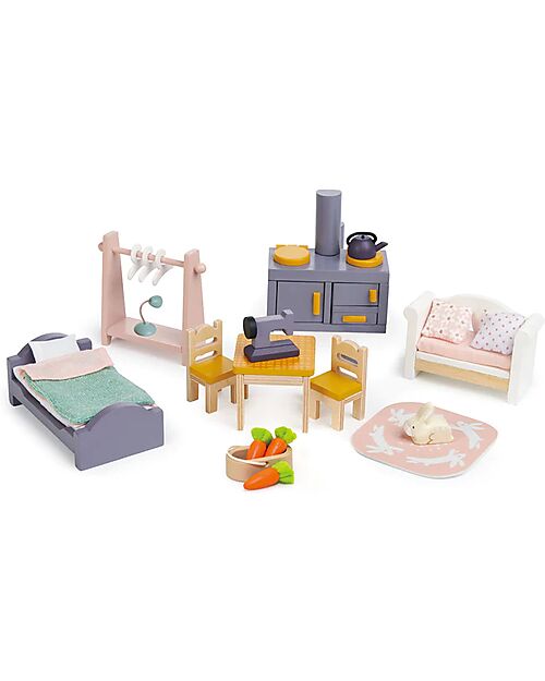 Tender Leaf Casa delle Bambole in Legno - Gioco Sostenibile Case delle Bambole