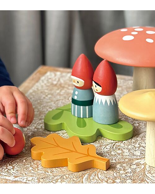 Tender Leaf Gnomi del Bosco - Omini in Legno - Gioco Sostenibile Giochi Montessoriani