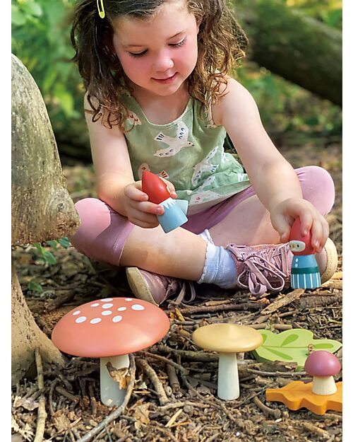 Tender Leaf Gnomi del Bosco - Omini in Legno - Gioco Sostenibile Giochi Montessoriani