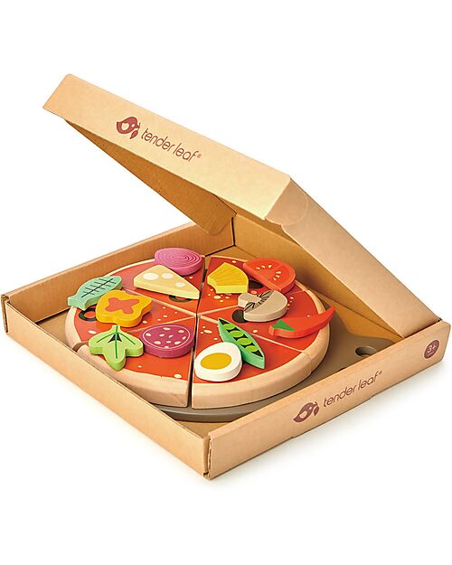 Set pizza in stoffa Accessori per negozio cucina giocattolo Legler