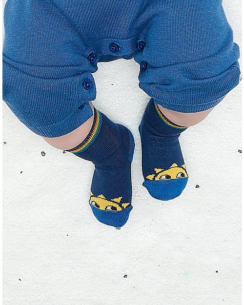 The Bonnie Mob Calzini Corti Kelly, Blu Navy (2-4 anni) - Cotone Calzini