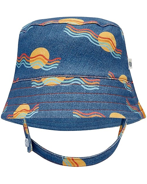 The Bonnie Mob Cappellino Estivo Bestival - Tramonto - 100% Cotone Bio Cappelli Estivi