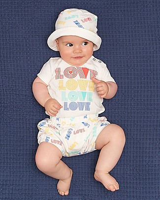 The Bonnie Mob Cappellino Estivo Bigsur - Love - Cotone bio elasticizzato Cappelli Estivi