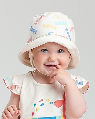 The Bonnie Mob Cappellino Estivo Bigsur - Love - Cotone bio elasticizzato Cappelli Estivi
