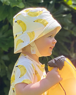 The Bonnie Mob Cappellino Estivo Paradise - Banana - Cotone Bio Elasticizzato Cappelli Estivi