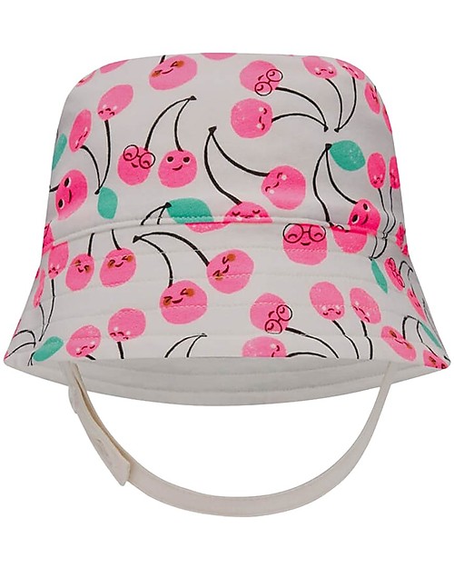 The Bonnie Mob Cappellino Estivo Parklife - Ciliegie - Cotone Bio Elasticizzato Cappelli Estivi