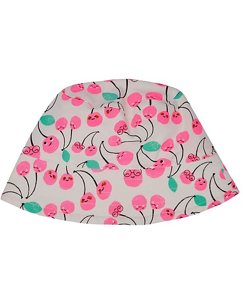 The Bonnie Mob Cappellino Estivo Parklife - Ciliegie - Cotone Bio Elasticizzato Cappelli Estivi