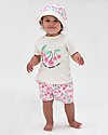 The Bonnie Mob Cappellino Estivo Parklife - Ciliegie - Cotone Bio Elasticizzato Cappelli Estivi