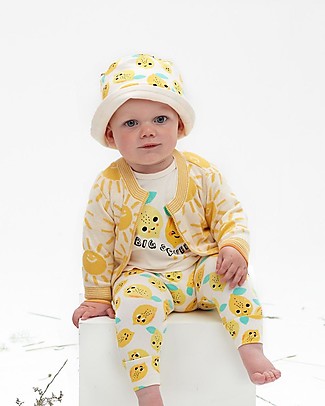 The Bonnie Mob Cappellino Estivo Parklife - Limoni - Cotone Bio Elasticizzato Cappelli Estivi