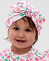 The Bonnie Mob Cappello Turbante Baby Peninsula - Ciliegie - Cotone Bio Elasticizzato Cappelli Neonato