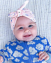 The Bonnie Mob Cappello Turbante Baby Plunge - Uccelli - Cotone Bio Elasticizzato Cappelli Estivi