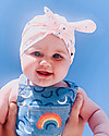 The Bonnie Mob Cappello Turbante Baby Plunge - Uccelli - Cotone Bio Elasticizzato Cappelli Estivi