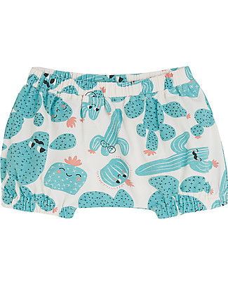 The Bonnie Mob Pantaloncini a Palloncino Copripannolino Palo Alto - Cactus - Cotone Bio Pantaloni Corti
