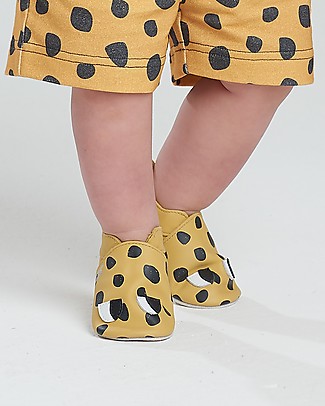The Bonnie Mob Scarpina Soft Sole Edizione limitata - Leopardo Soft Sole Bobux
