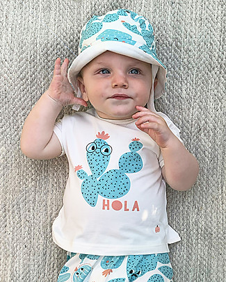 The Bonnie Mob T-shirt Percy - Hola - Cotone Bio Elasticizzato T-Shirt e Canotte