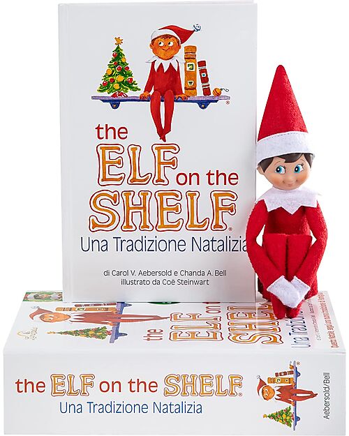 The Elf on The Shelf Kit Elf - Con Libro, Certificato di Adozione e Scatola dei Ricordi Pupazzi