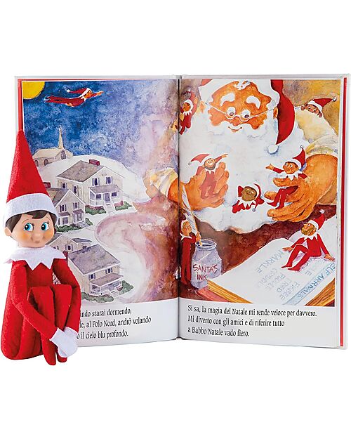 The Elf on The Shelf Kit Elf - Con Libro, Certificato di Adozione e Scatola dei Ricordi Pupazzi