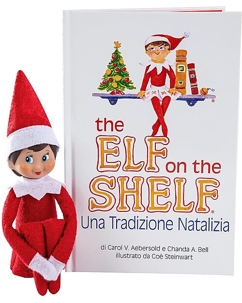 The Elf on The Shelf Kit Elfa - Con Libro, Certificato di Adozione e Scatola dei Ricordi Pupazzi