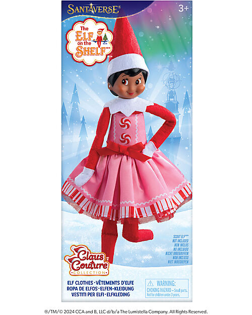 The Elf on The Shelf Vestitino Rosa - Accessorio per Elf Pupazzi