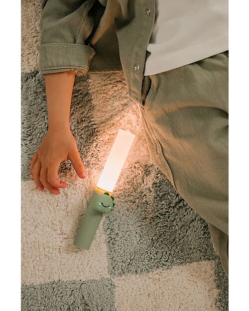 The Zoofamily Lampada Portatile 3-in-1 Zoo Light - Dinosauro - con Modalità Sleep, Walk e Read Lampade da Notte