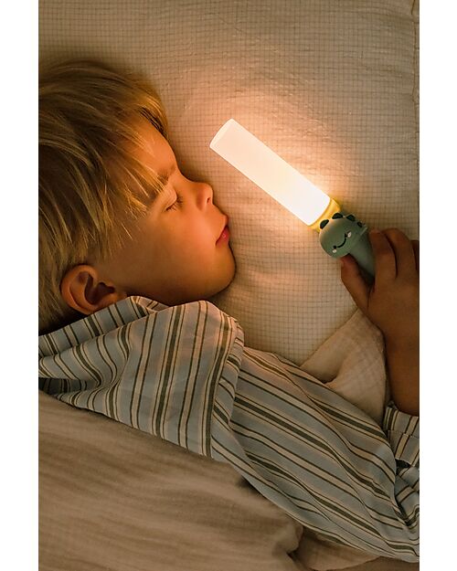 The Zoofamily Lampada Portatile 3-in-1 Zoo Light - Dinosauro - con Modalità Sleep, Walk e Read Lampade da Notte