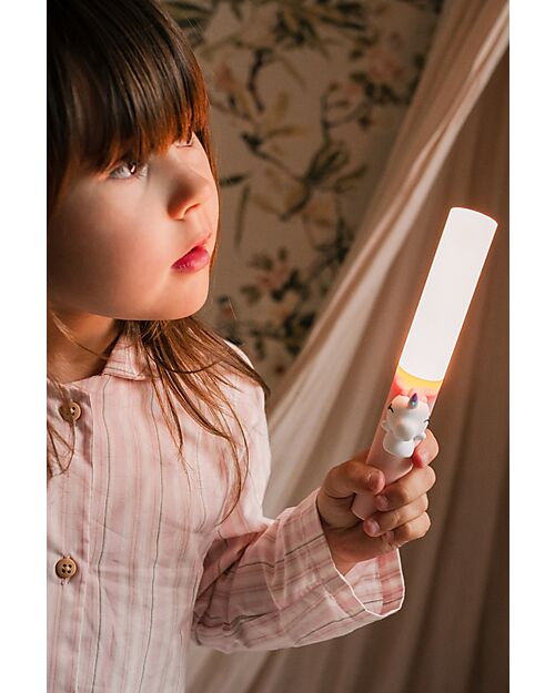The Zoofamily Lampada Portatile 3-in-1 Zoo Light - Unicorno - con Modalità Sleep, Walk e Read Lampade da Notte