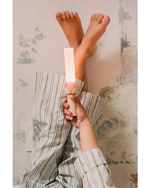 The Zoofamily Lampada Portatile 3-in-1 Zoo Light - Volpe - con Modalità Sleep, Walk e Read Lampade da Notte