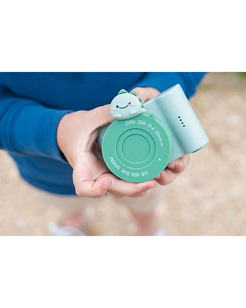 The Zoofamily Macchina Fotografica Urban Zoo - Dinosauro Verde - Full HD Macchine Fotografiche