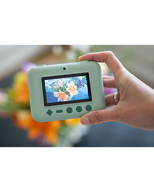 The Zoofamily Macchina Fotografica Zoo Print - Dinosauro Verde - Stampa le Foto Istantaneamente! Macchine Fotografiche