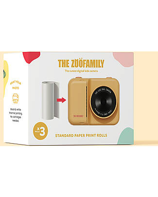 The Zoofamily Set da 3 Rotolini di Carta - per Macchina Fotografica Macchine Fotografiche