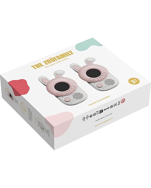 The Zoofamily Walkie Talkie Zoo - Coniglio - dai 3 Anni Macchine Fotografiche