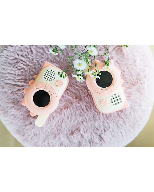 The Zoofamily Walkie Talkie Zoo - Dinosauro Rosa - dai 3 Anni Macchine Fotografiche