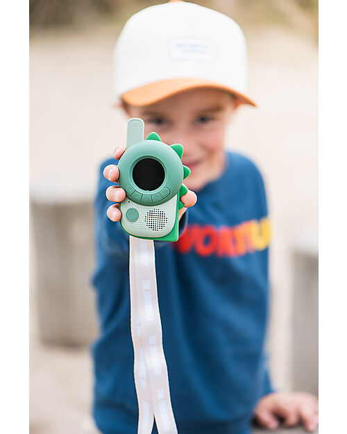 The Zoofamily Walkie Talkie Zoo - Dinosauro Verde - dai 3 Anni Macchine Fotografiche