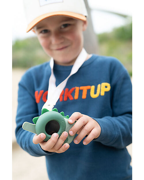 The Zoofamily Walkie Talkie Zoo - Dinosauro Verde - dai 3 Anni Macchine Fotografiche